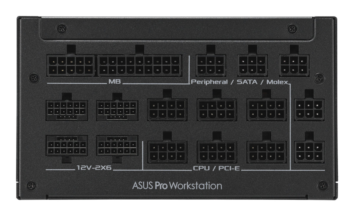 ASUS Pro WS 2200W Platinum power supply unit 20+4 pin ATX ATX Black