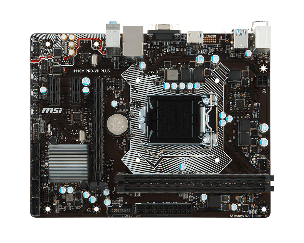 MSI H110M PRO-VH PLUS motherboard Intel® H110 LGA 1151 (Socket H4) micro ATX