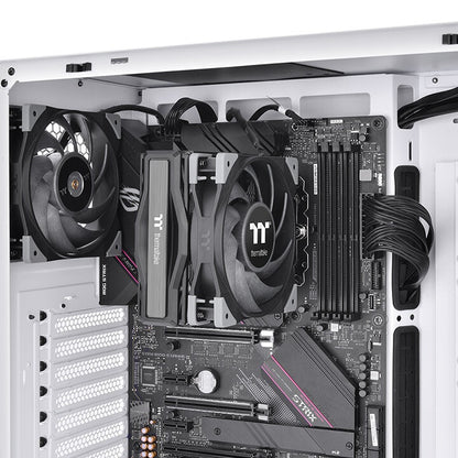 Thermaltake Toughair 310 Processor Cooler 12 cm Black, Silver