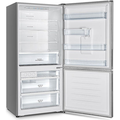 Hisense H610BS-WD fridge-freezer Freestanding 463 L A Stainless steel