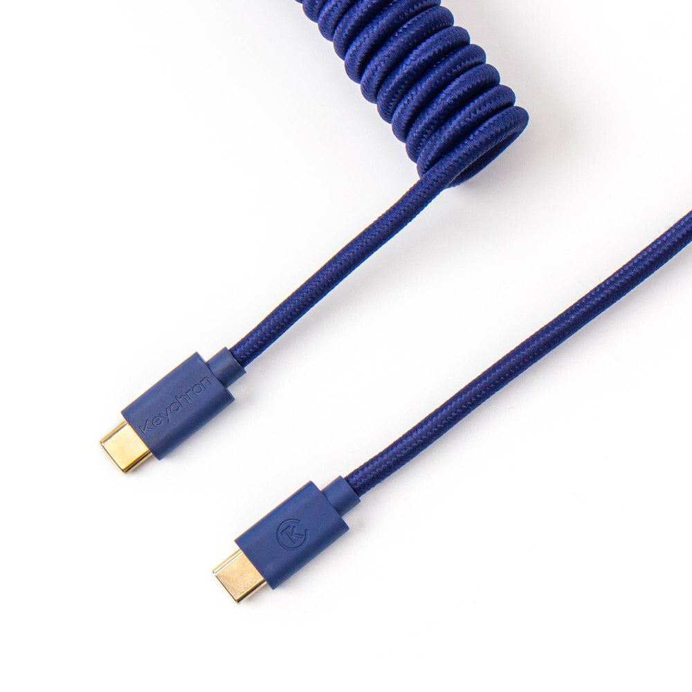 Keychron CAB-L USB cable USB4 Gen 3x2 1.3 m USB C Blue
