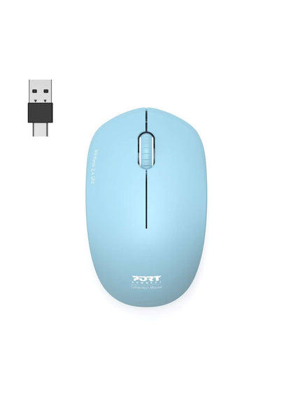 Port Designs 900544 mouse Office Ambidextrous RF Wireless Optical 1600 DPI