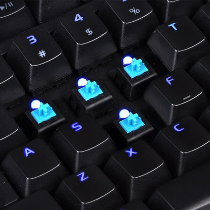 Tt eSPORTS KB-PIZ-KLBLUS-01 keyboard Gaming USB QWERTY English Black