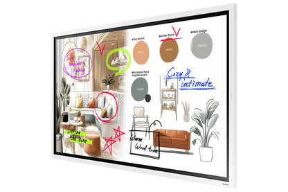 SAMSUNG 55'' FLIP CHART 4.0 4K UHD/ 16/7 USAGE/ 450NIT BRIGHTNESS