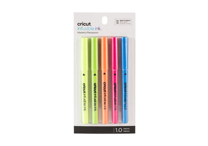 Cricut Infusible Ink felt pen Fine Blue, Green, Orange, Pink, Yellow 5 pc(s)