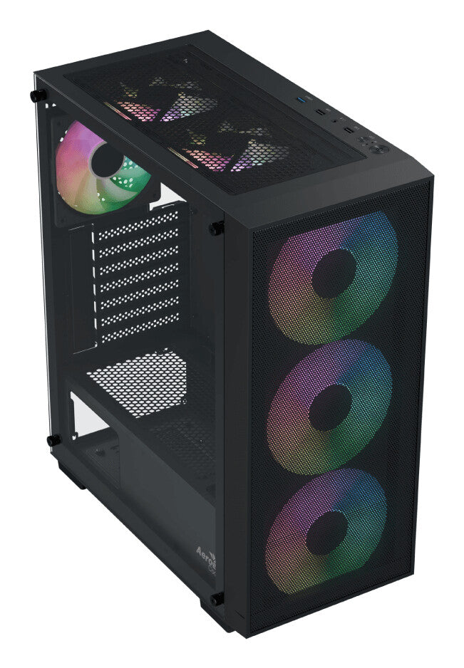 Aerocool B509A Flow ARGB Midi Tower Black