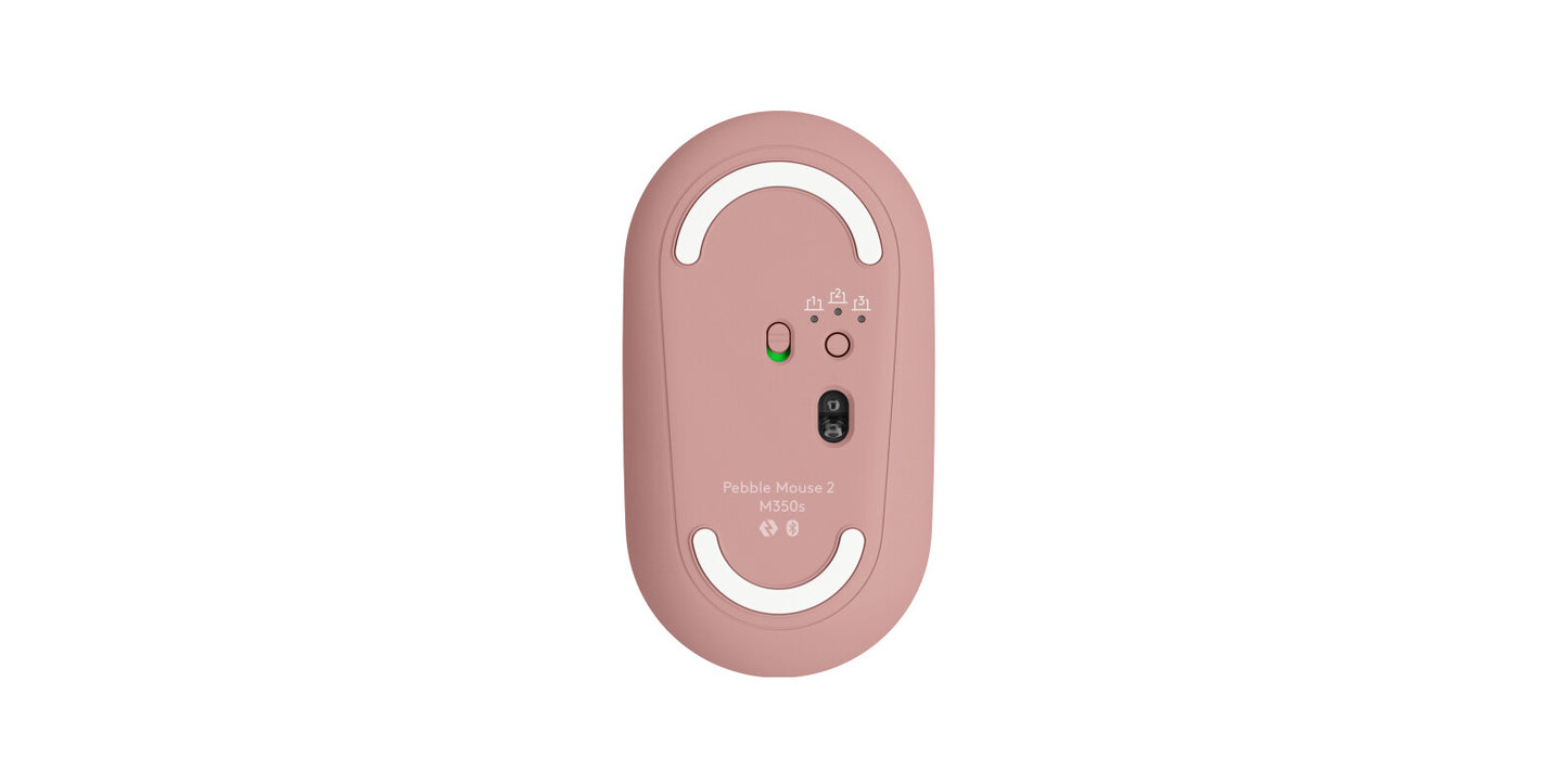 Logitech 920-012241 keyboard Mouse included Universal RF Wireless + Bluetooth QWERTY US International Pink