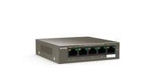 Tenda TEF1105P-4-63W Unmanaged Fast Ethernet (10/100) Power over Ethernet (PoE) Black