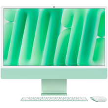 Apple 24-inch iMac with Retina 4.5K display: Apple M4 chip with 10‑core CPU and 10‑core GPU  24GB  512GB SSD - Green