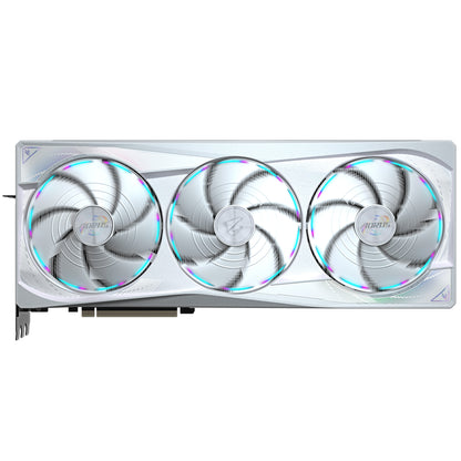 GIGABYTE AORUS GeForce RTX 5090 MASTER ICE 32G Graphics Card - 32GB GDDR7, 512bit, PCI-E 5.0, 2655MHz Core Clock, 3 x DP 2.1a, 1 x HDMI 2.1b, NVIDIA DLSS 4, GV-N5090AORUSM ICE-32GD