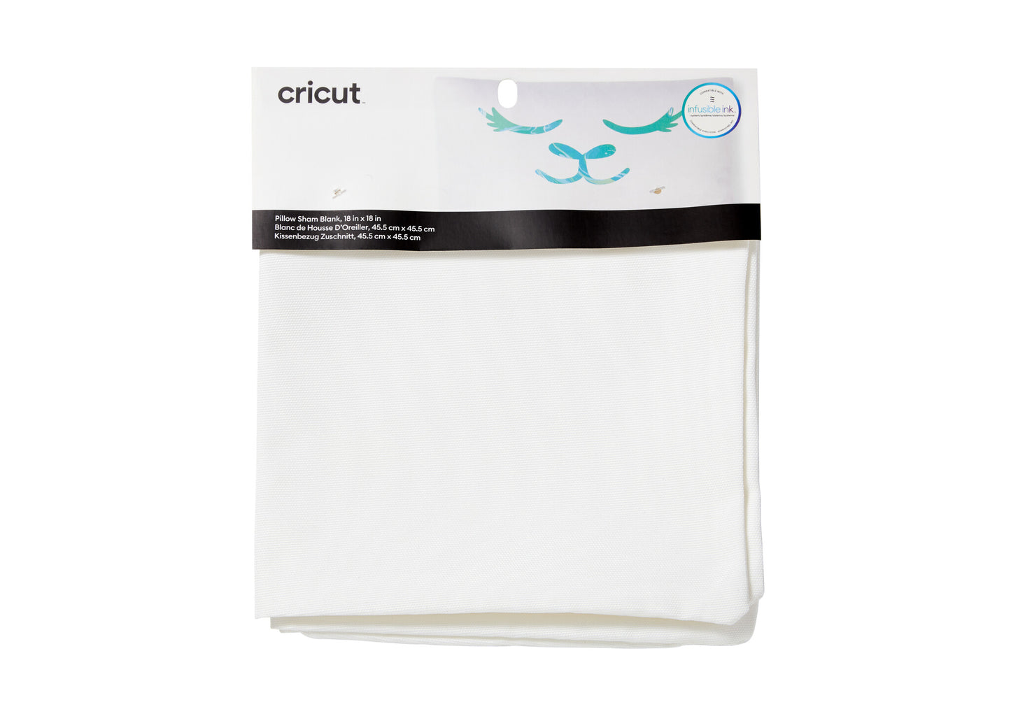 Cricut Pillow Cover Blank White Polyester