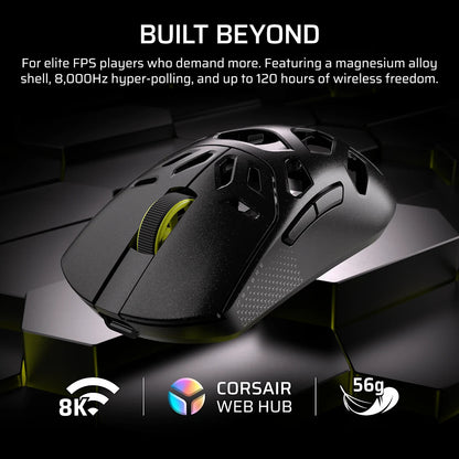 Corsair SABRE v2 PRO mouse Gaming Right-hand Bluetooth + USB Type-C Optical 33000 DPI