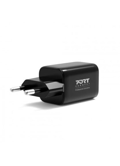 Port Designs 900105-EU mobile device charger Netbook, Laptop, Smartphone, Tablet Black AC Fast charging Indoor