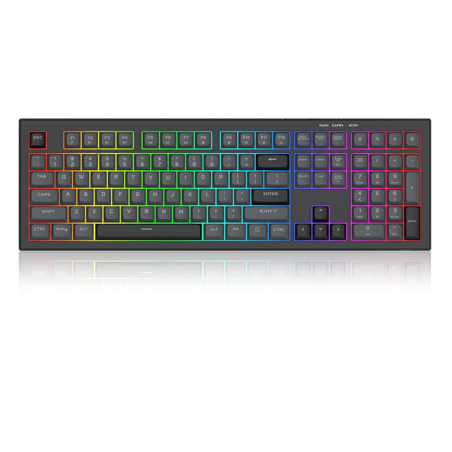 REDRAGON K518-RGB-GB Crux keyboard USB Black