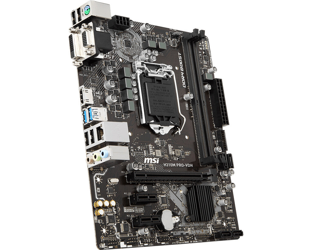 MSI H310M PRO-VDH motherboard Intel® H310 LGA 1151 (Socket H4) micro ATX