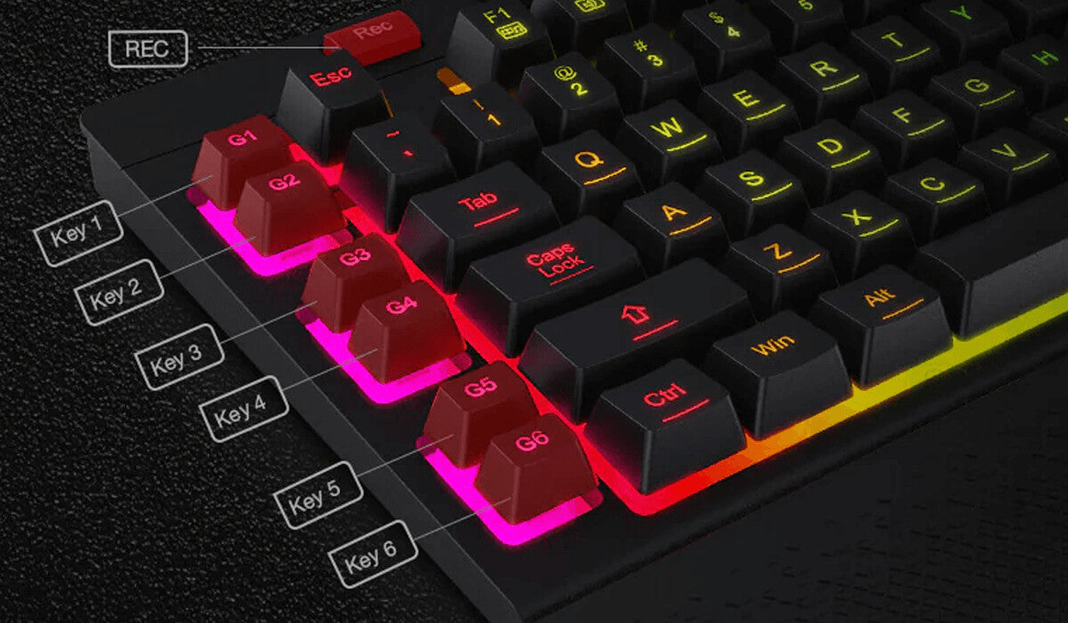 REDRAGON K512-RGB Shiva keyboard USB Black