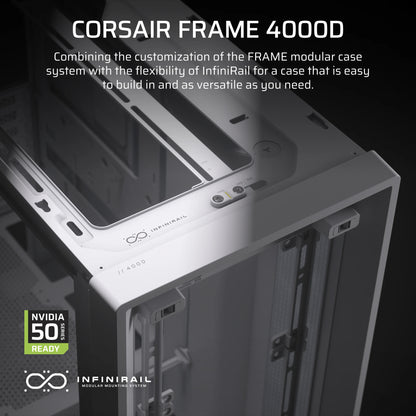 Corsair FRAME 4000D Midi Tower White