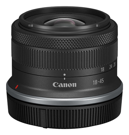Canon RF-S 18-45 mm F4.5-6.3 IS STM Standard Zoom Camera Lenses, Black