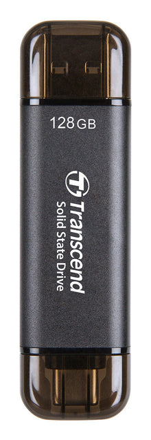 Transcend ESD310C Thunderbolt technology 128 GB USB Type-A / USB Type-C USB 3.2 Gen 2x2 Black