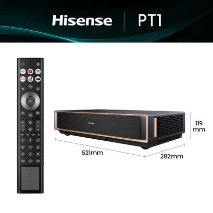 Hisense PT1 Ultra short throw projector UHD 4K (3840x2160) 3D Black