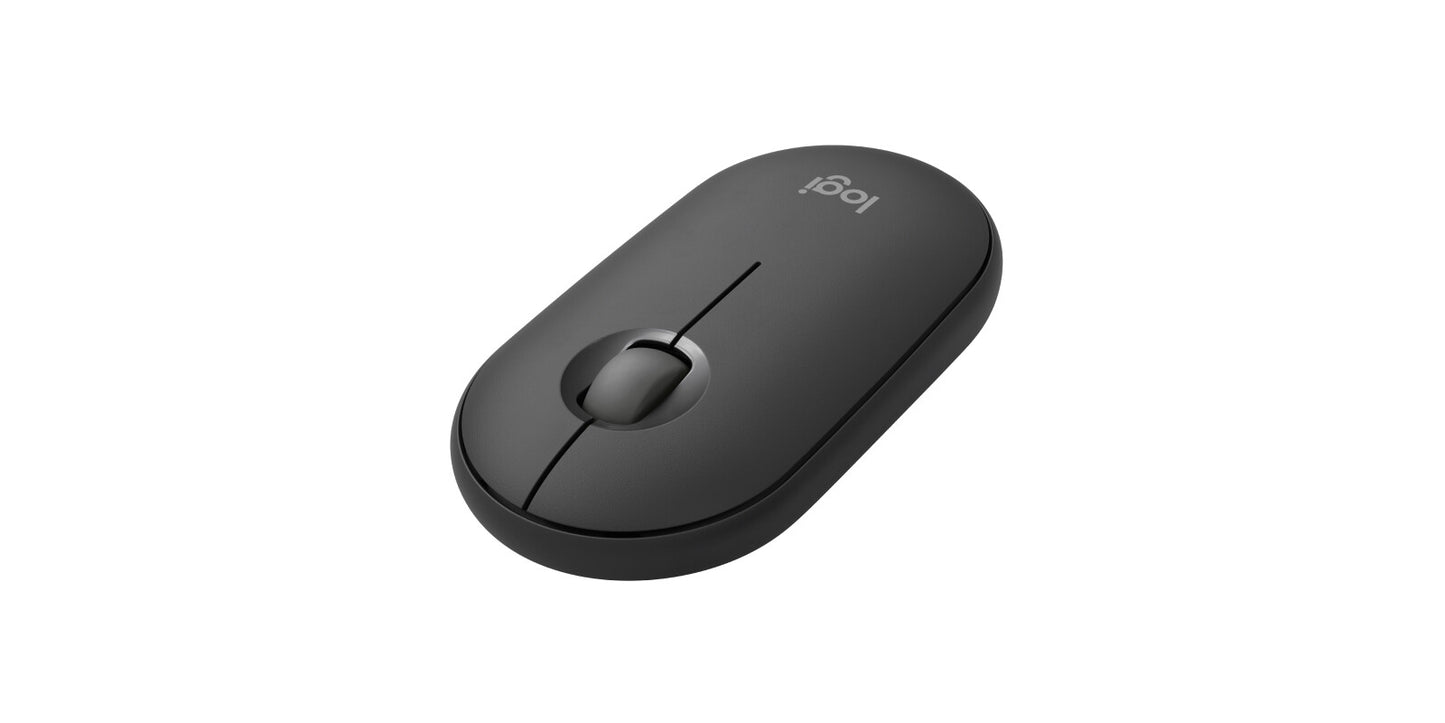Logitech 920-012239 keyboard Mouse included Universal RF Wireless + Bluetooth QWERTY US International Graphite