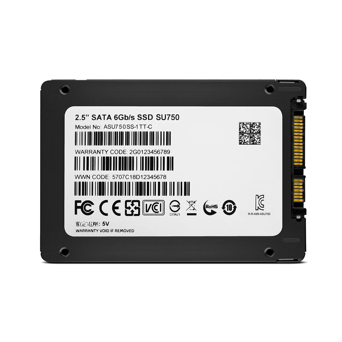 ADATA SU750SS 256 GB 2.5" Serial ATA III 3D TLC