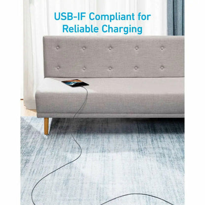 Anker 322 USB cable 1.8 m USB C White