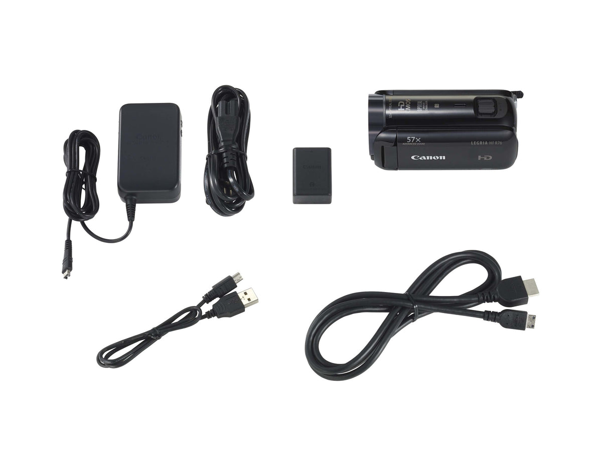 Canon LEGRIA HF R76 Handheld camcorder 3.28 MP CMOS Full HD Black