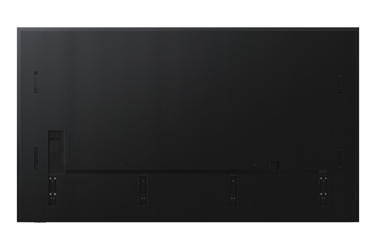 Samsung 115 Professional Display - Ultra-slim design  Resolution: 3840 x 2160  UHD  24/7 Usage  1000nit Brightness  Build-in Speakers  Haze 25%  16GB SSD  Wi-Fi & BT  SoC Media Player: SSSP 10  Portrait & Landscape  Auto Level  Samsung KNOX security  3 Ye