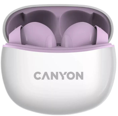Canyon TWS-5 Headset Wireless In-ear Calls/Music/Sport/Everyday USB Type-C Bluetooth Violet