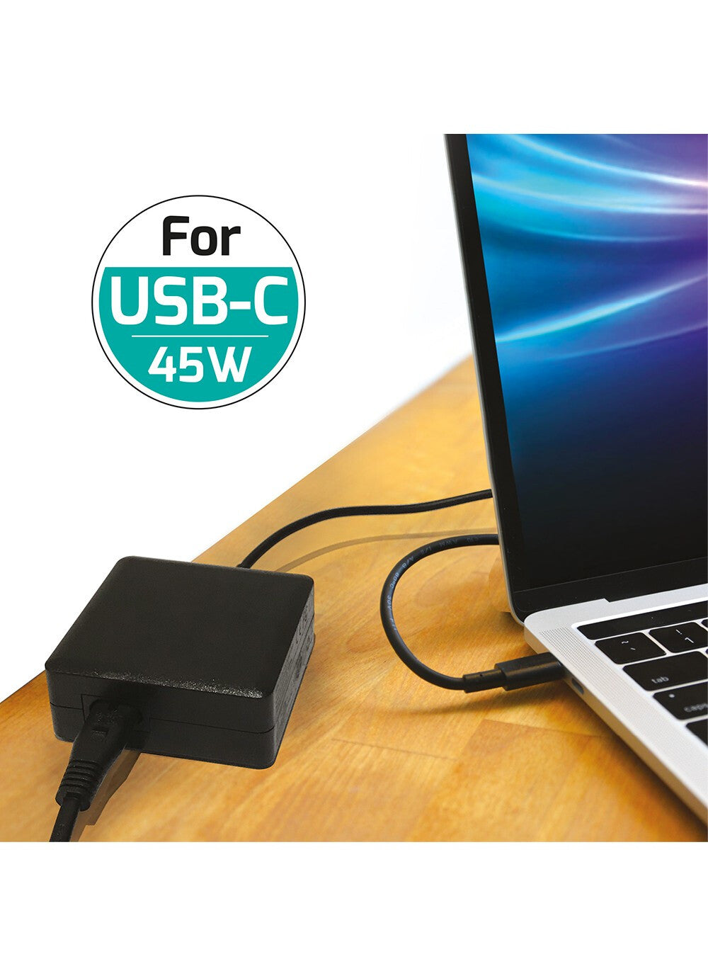 Port Designs 900096 power adapter/inverter Indoor 45 W Black