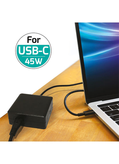 Port Designs 900096 power adapter/inverter Indoor 45 W Black