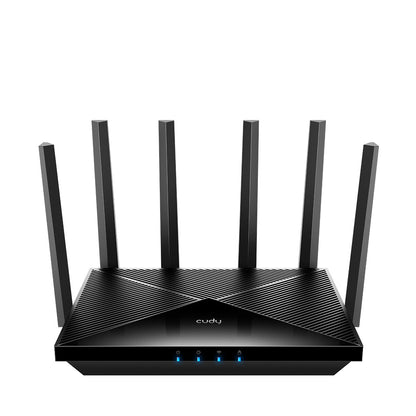 Cudy WR11000 wireless router 2.5 Gigabit Ethernet Tri-band (2.4 GHz / 5 GHz / 6 GHz) Black