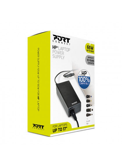 Port Designs 900093-HP power adapter/inverter Indoor 90 W Black