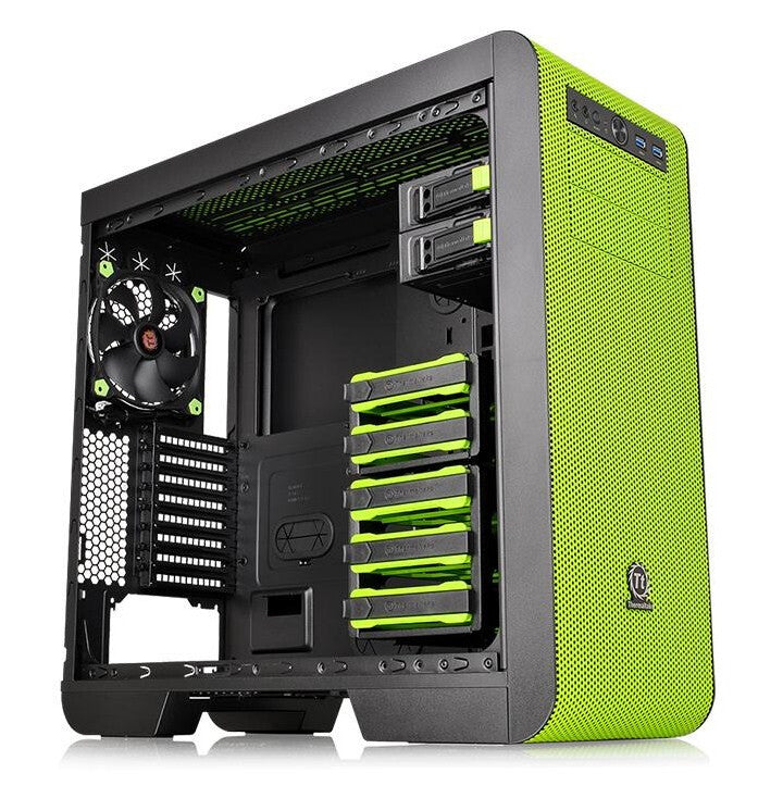 Thermaltake Core V51 Riing Edition Midi Tower Black, Green