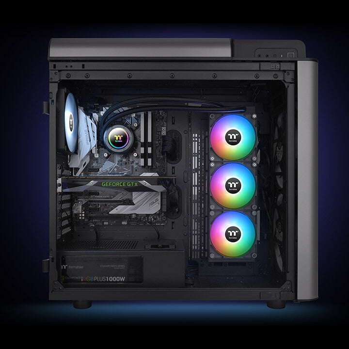 Thermaltake TH420 V2 ARGB Processor All-in-one liquid cooler 14 cm Black 1 pc(s)