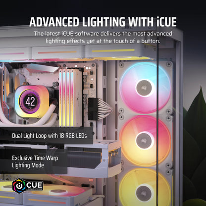 Corsair iCUE LINK LX120-R RGB Computer case Fan 12 cm White 1 pc(s)