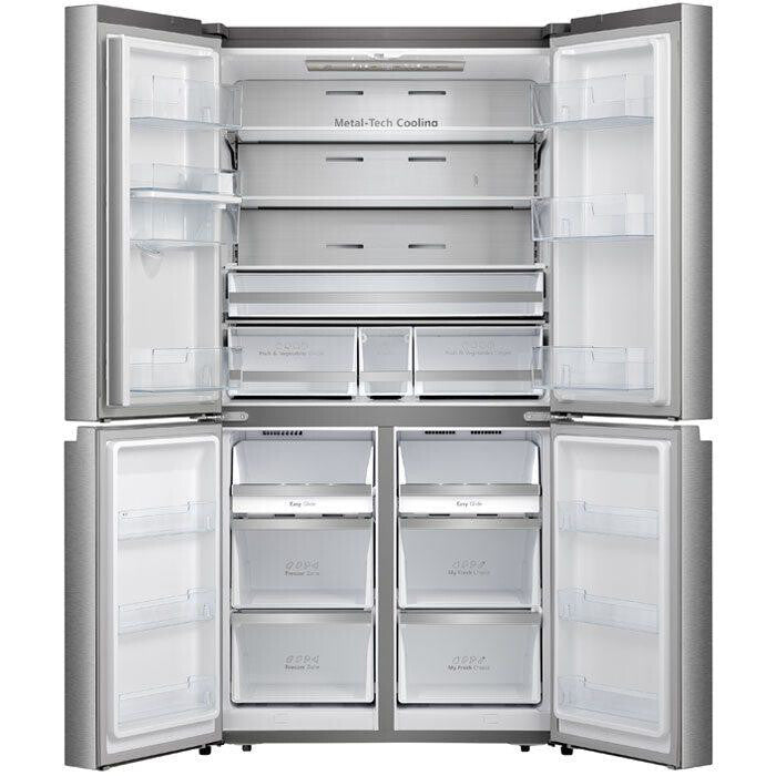 Hisense H750FS-WD side-by-side refrigerator Freestanding Stainless steel