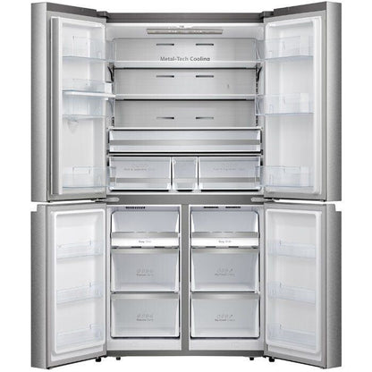 Hisense H750FS-WD side-by-side refrigerator Freestanding Stainless steel