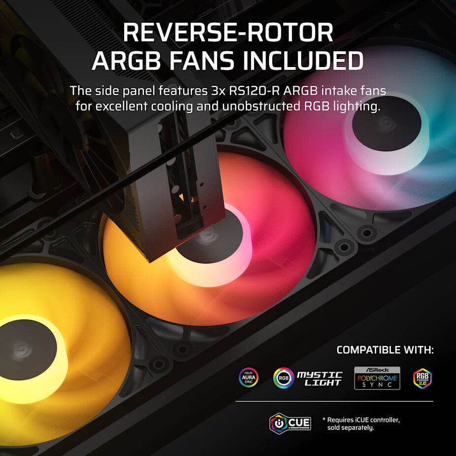 Corsair 2800X RS-R ARGB Midi Tower Black