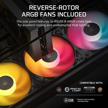 Corsair 2800X RS-R ARGB Midi Tower Black