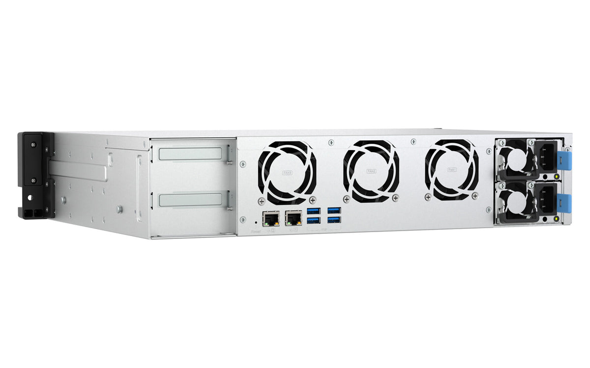 QNAP TS-855EU-RP NAS Rack (2U) Intel Atom® C5125 8 GB DDR4 0 TB QuTS hero Black