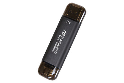 Transcend ESD310C Thunderbolt technology 1 TB USB Type-A to USB Type-C USB 3.2 Gen 2x2 Black