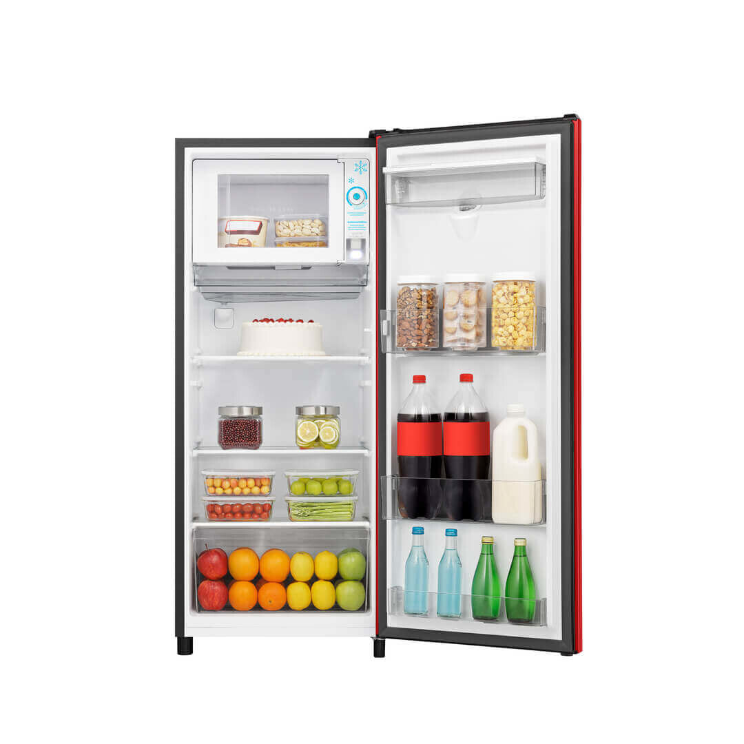 Hisense H235RRE-WD combi-fridge Freestanding 177 L A Red