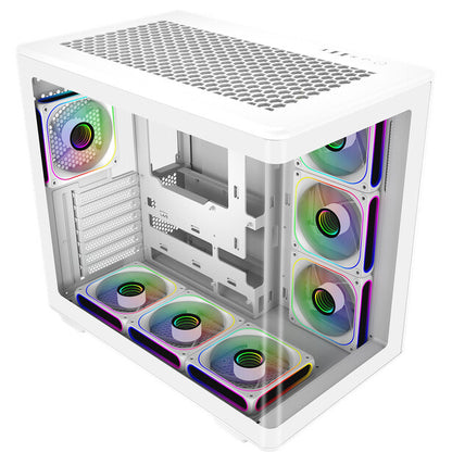 Cooler Master Elite 600 Midi Tower Transparent, White