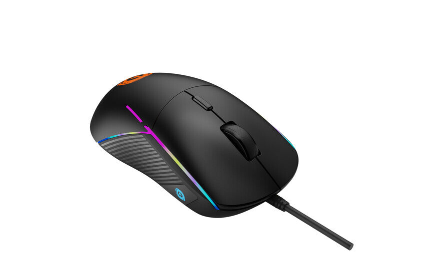 Canyon Shadder GM-321, Optical gaming pel?, Instant 725F, ABS material, huanuo 5 million cycle switch, 1.65M braided cable with magnet ring, weight: 100g, Size: 126*63.4*39.7mm, Juodas mouse