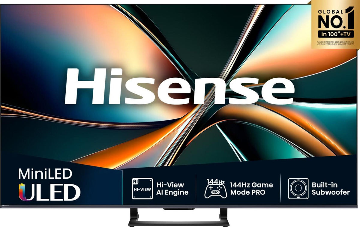 Hisense 55U7Q 139.7 cm (55") 4K Ultra HD Smart TV Wi-Fi Black 450 cd/m²