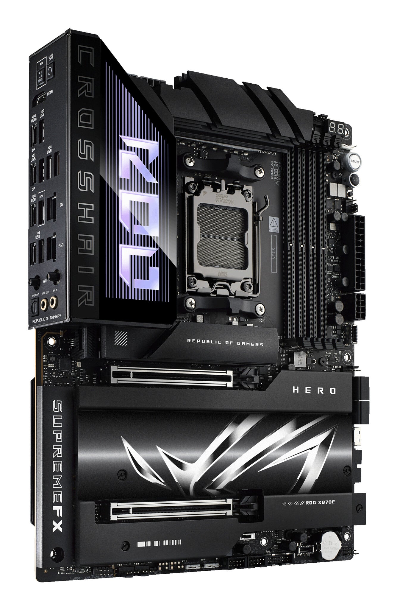 ASUS ROG CROSSHAIR X870E HERO AMD X870E Socket AM5 ATX