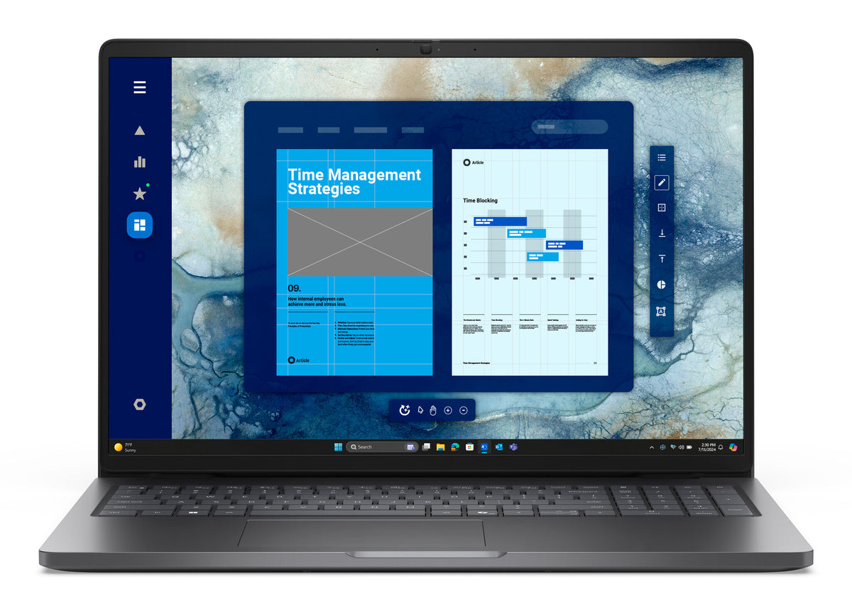 DELL Pro 16 PC16250 Intel Core 5 120U Laptop 40.6 cm (16") Full HD+ 8 GB DDR5-SDRAM 512 GB SSD Wi-Fi 6E (802.11ax) Windows 11 Pro Black