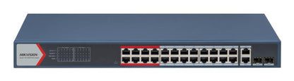 Hikvision DS-3E1326P-EI network switch Managed Fast Ethernet (10/100) Power over Ethernet (PoE) 1U Blue